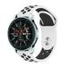Bracelet sport Samsung Galaxy Watch 46mm (blanc/noir)