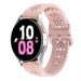 Samsung Galaxy Watch 5 44mm Silikonarmband mit Muster (Rosa)