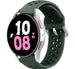 Samsung Galaxy Watch 5 - 44mm Silikonarmband mit Löchern (Armeegrün)