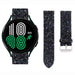 Bracelet cuir pailleté Galaxy Watch 5 - 44mm (noir)