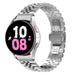 Samsung Galaxy Watch 5 - 44mm Jubilee stalen band (zilver)