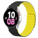 Correa magnética de silicona fijación perfecta Samsung Galaxy Watch 5 44mm (negro/amarillo)