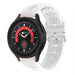 Samsung Galaxy Watch 5 Pro siliconen bandje met patroon (wit)