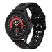 Samsung Galaxy Watch 5 Pro Silikonarmband mit Muster (Schwarz)