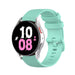 Bracelet silicone luxe Samsung Galaxy Watch 5 - 44mm (aqua)