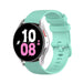 Samsung Galaxy Watch 5 - 44mm luxe siliconen bandje (aqua)