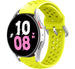 Bracelet silicone avec trous Samsung Galaxy Watch 5 - 44mm (jaune)