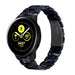Correa de resina Samsung Galaxy Watch Active (negro/blanco)