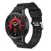 Samsung Galaxy Watch 4 Classic 46mm silicone armor bandje (zwart)