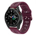 Correa silicona estampada Samsung Galaxy Watch 4 Classic 46mm (burdeos)