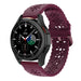 Samsung Galaxy Watch 4 Classic 42mm Silikonarmband mit Muster (Weinrot)