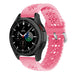 Samsung Galaxy Watch 4 Classic 46mm Silikonarmband mit Muster (Pink)