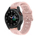 Samsung Galaxy Watch 4 Classic 46mm Silikonarmband mit Muster (Rosa)