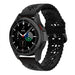Bracelet silicone à motifs Samsung Galaxy Watch 4 Classic 42mm (noir)