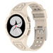 Samsung Galaxy Watch 4 44mm Silicone Strap with Frame (Ivory White)