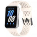 Samsung Galaxy Fit 3 ademend siliconen bandje (sterrenlicht)