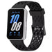 Samsung Galaxy Fit 3 Silikonarmband mit Löchern (Schwarz)