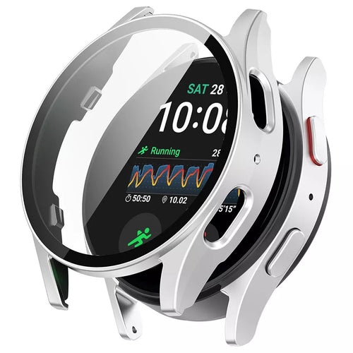 Samsung Galaxy Watch 7 40mm Hartschale mit Glass (Silber)
