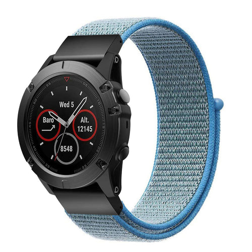 Garmin D2 Delta S Nylon Strap (Light Blue)