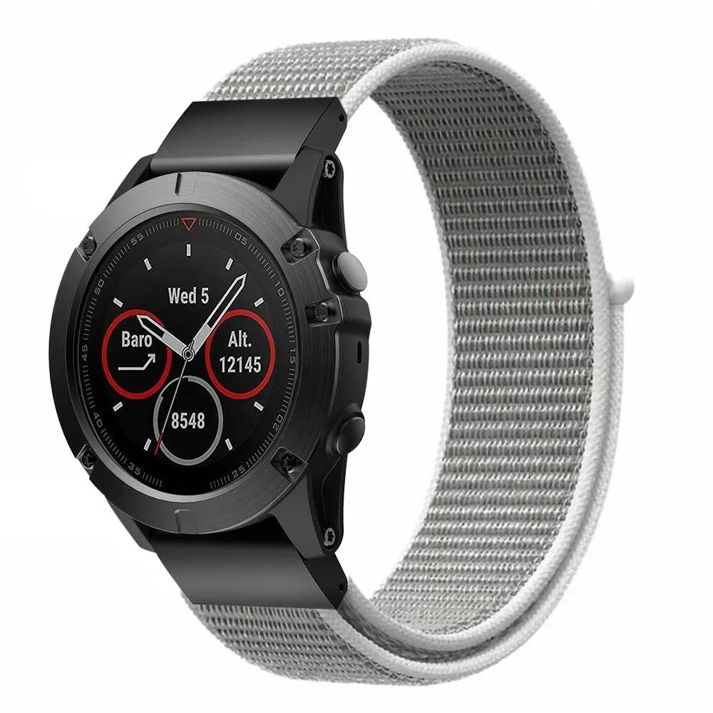Nylon Strap, on a watch, 3/4 front view