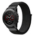 Garmin Fenix 5s / 6s Nylonarmband (Schwarz)