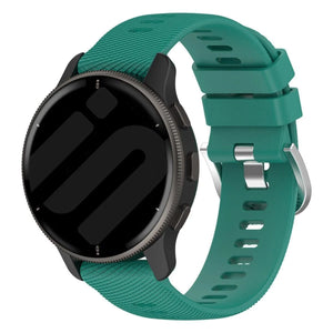 Garmin Vivoactive 6 Silikonarmband (Kieferngrün)