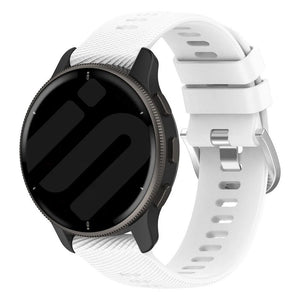 Correa silicona Garmin Vivoactive 6 (blanca)