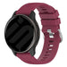 Bracelet silicone Garmin Vivoactive 4 (vin rouge)