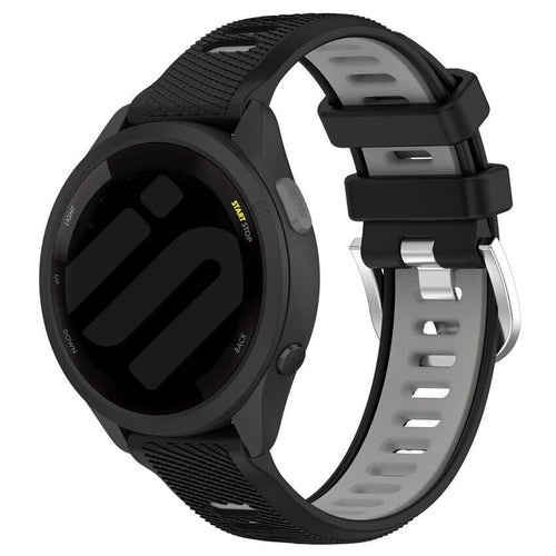 Correa deportiva con hebilla Garmin Approach S12 (negro/gris)