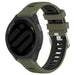 Bracelet sport avec boucle Garmin Vivomove Trend (vert olive/noir)