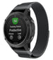 Correa Milanesa Garmin Quatix 5 / 6 / 7 (negro)