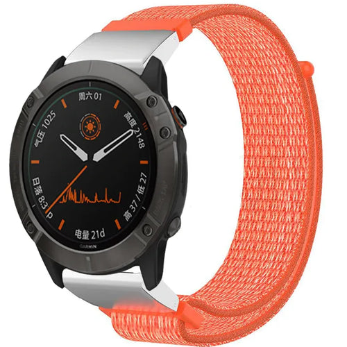 Garmin D2 Mach 2 - 47mm Nylonarmband (Orange)