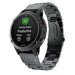 Bracelet acier Garmin Instinct 3 - 45mm (noir)