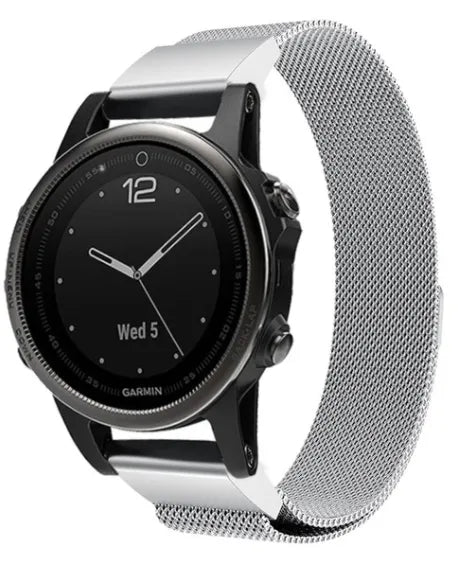 Garmin Approach S70 - 42mm Milanese Armband (Silber)