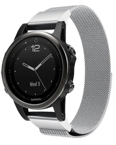 Garmin Descent Mk3(i) - 43mm Milanese Armband (Silber)