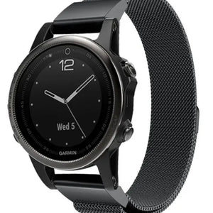 Garmin Approach S70 - 42mm Milanese band (zwart)