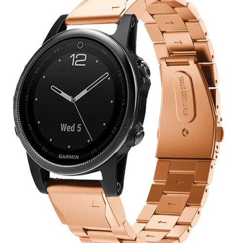 Garmin Approach S70 - 42mm stalen band (rosé goud)