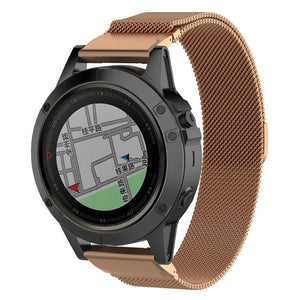 Garmin Quatix 8 - 51mm Milanese Armband (Roségold)