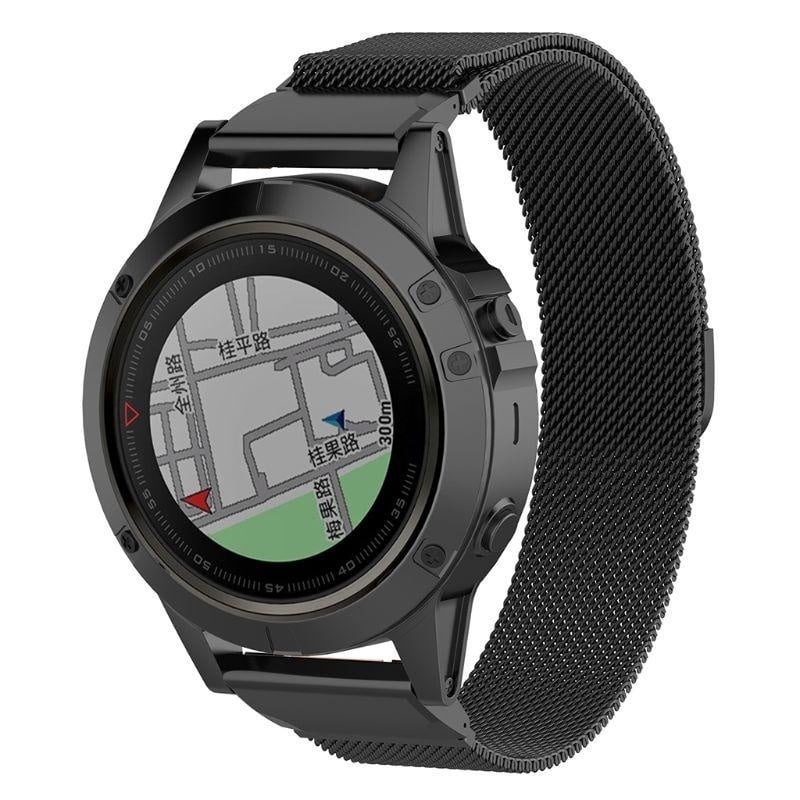 Amazfit T-Rex Ultra 2 Milanese Strap (Black)
