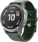 Garmin Fenix 8 - 51mm siliconen bandje (donkergroen)