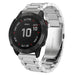 Bracelet acier Garmin Tactix 8 - 51mm (argent)