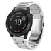 Bracelet acier Garmin Instinct 3 - 50mm (argent)