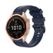 Bracelet silicone Garmin Fenix 7s (bleu foncé)