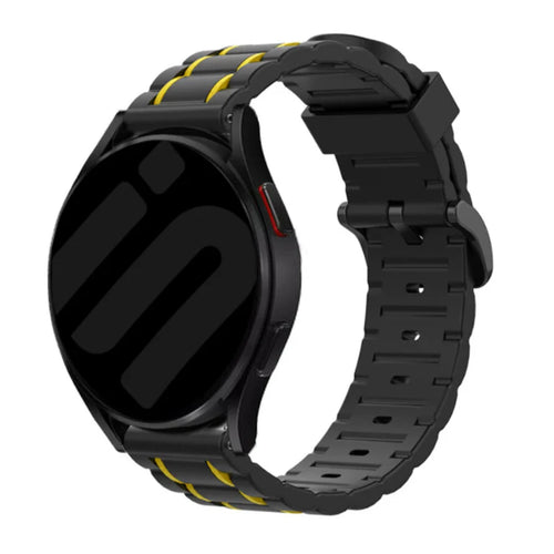 Suunto Run Sport Strap with Buckle (Black/Yellow)