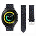 Bracelet cuir pailleté Samsung Gear Sport (noir)