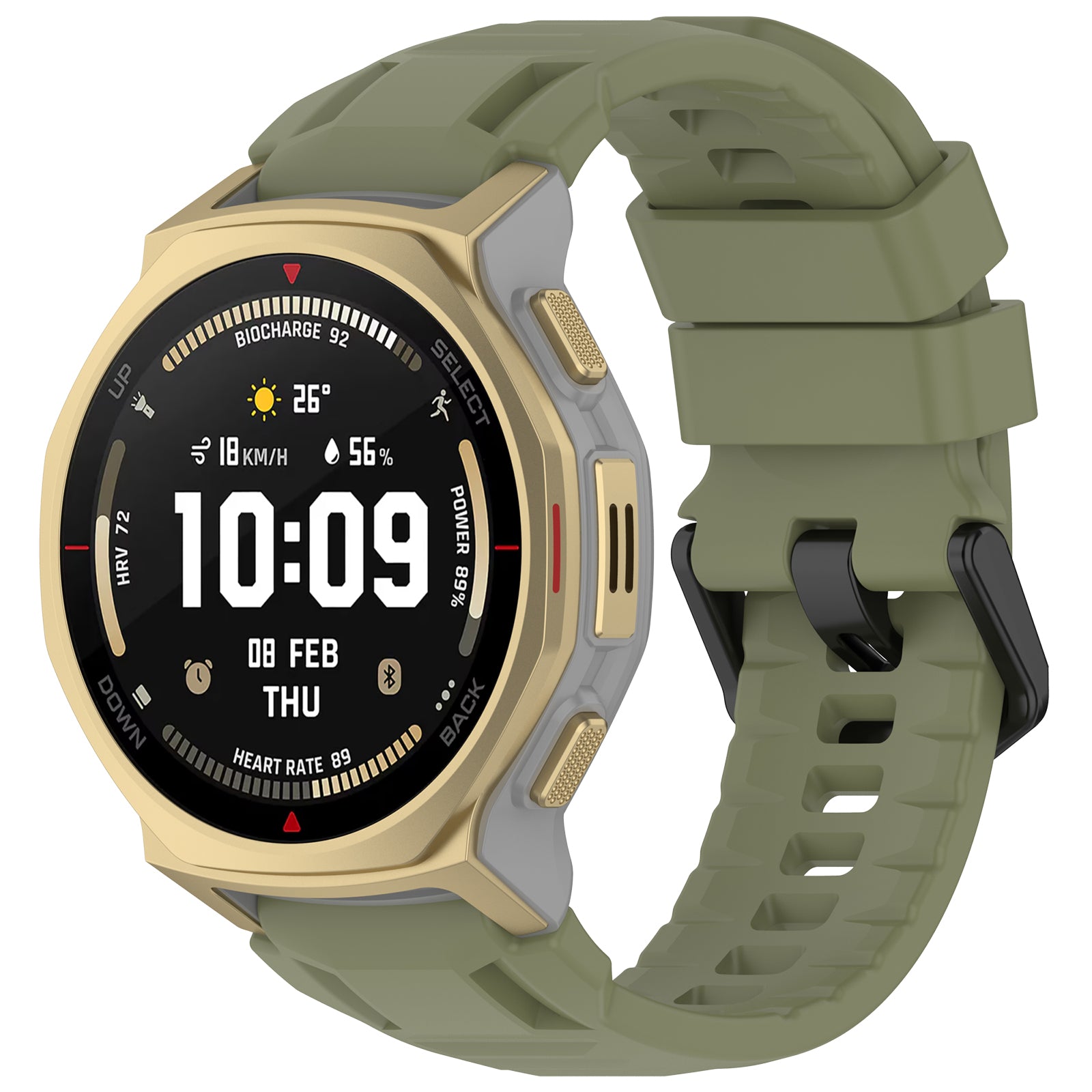 Amazfit T-Rex 3 Pro - 44mm Silikonarmband (Grün)