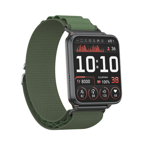 Correa nylon Alpine Garmin Venu X1 (verde)