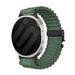 Correa nylon Outdoor con hebilla-P Samsung Galaxy Watch 8 - 40mm (verde/negro)