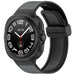 Samsung Galaxy Watch Ultra 2 leren hybrid bandje (grijs)