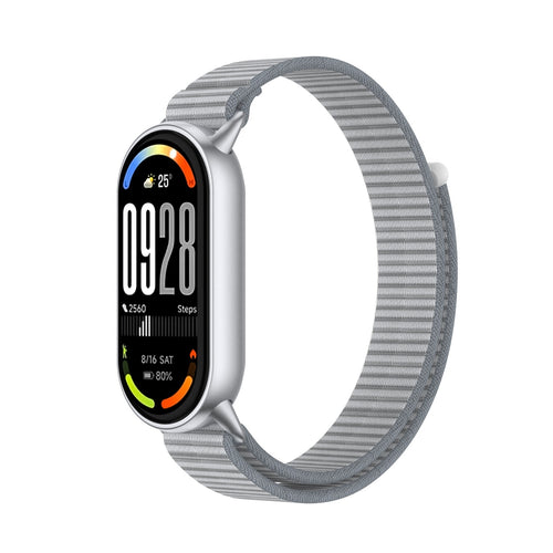 Xiaomi Smart Band 9 Modern Nylonarmband (Grau)